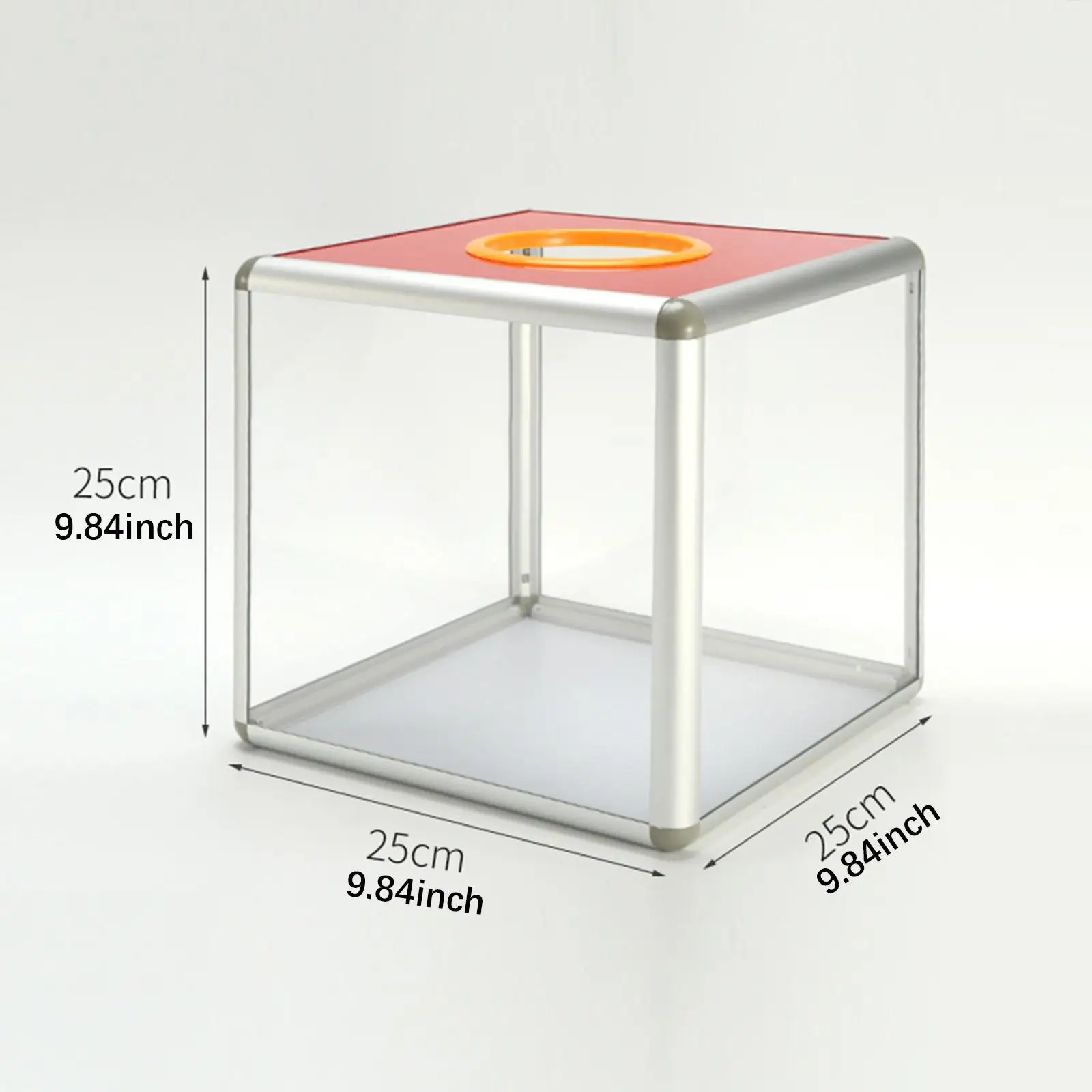 صندوق رسم صندوق جمع الصمامات، صندوق اقتراحات خفيف الوزن قابل لإعادة الاستخدام، تخزين التصويت #6