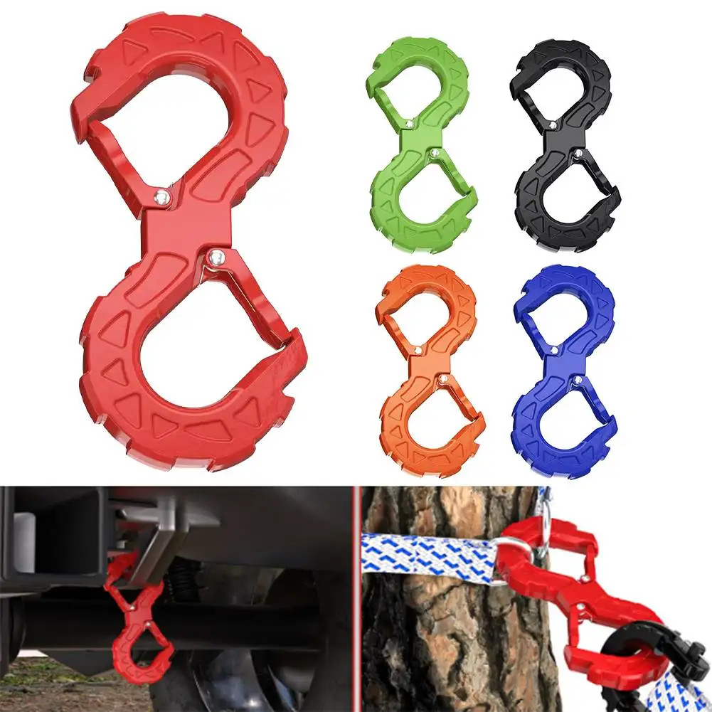

S-shaped Towing Hook Release Buckle Anti Loosening Buckle Rescue Bracket Trailer Hook High-strength S-shaped Winch Hook