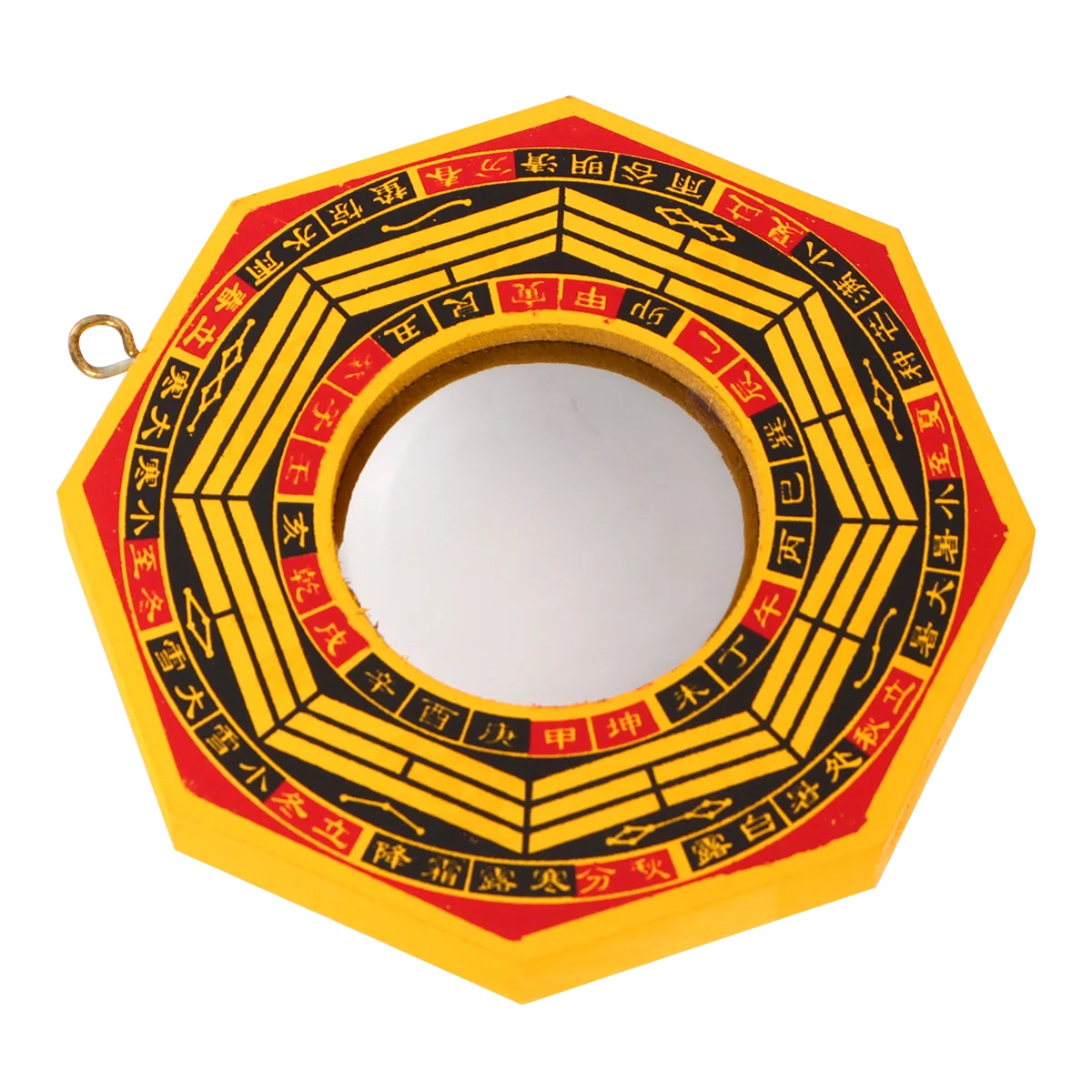 1 Set of 2pcs 4 Inches Bagua Mirror Convex Mirror Concave Mirror Pendant Hanging Ornament for Home Office (Convex and C