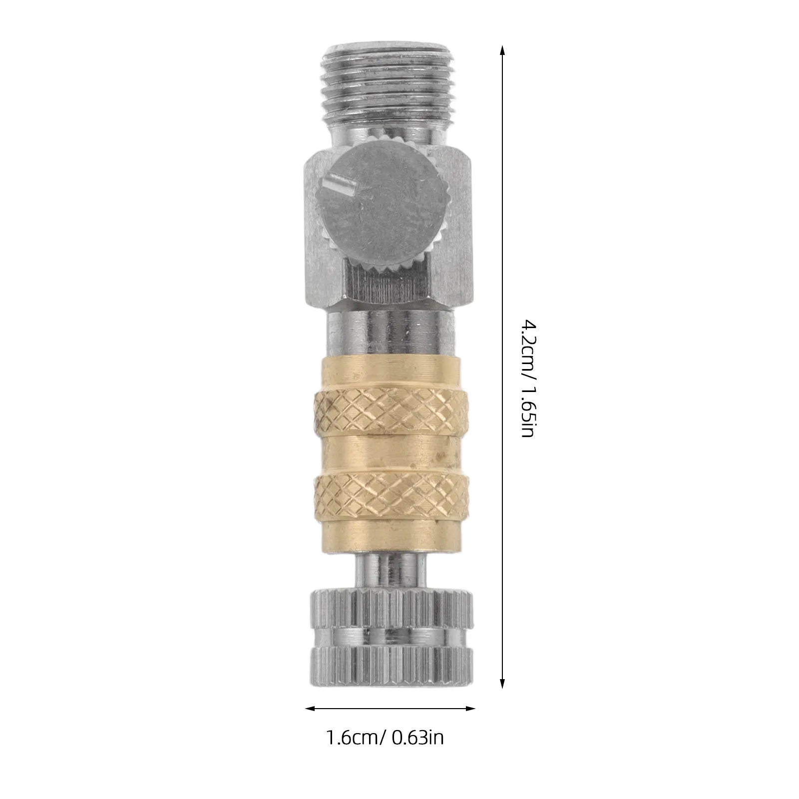 Airbrush Quick Release Disconnect Coupler Adapter Set with Airflow Adjustment Control Valve for Air Compressor Hose Connection