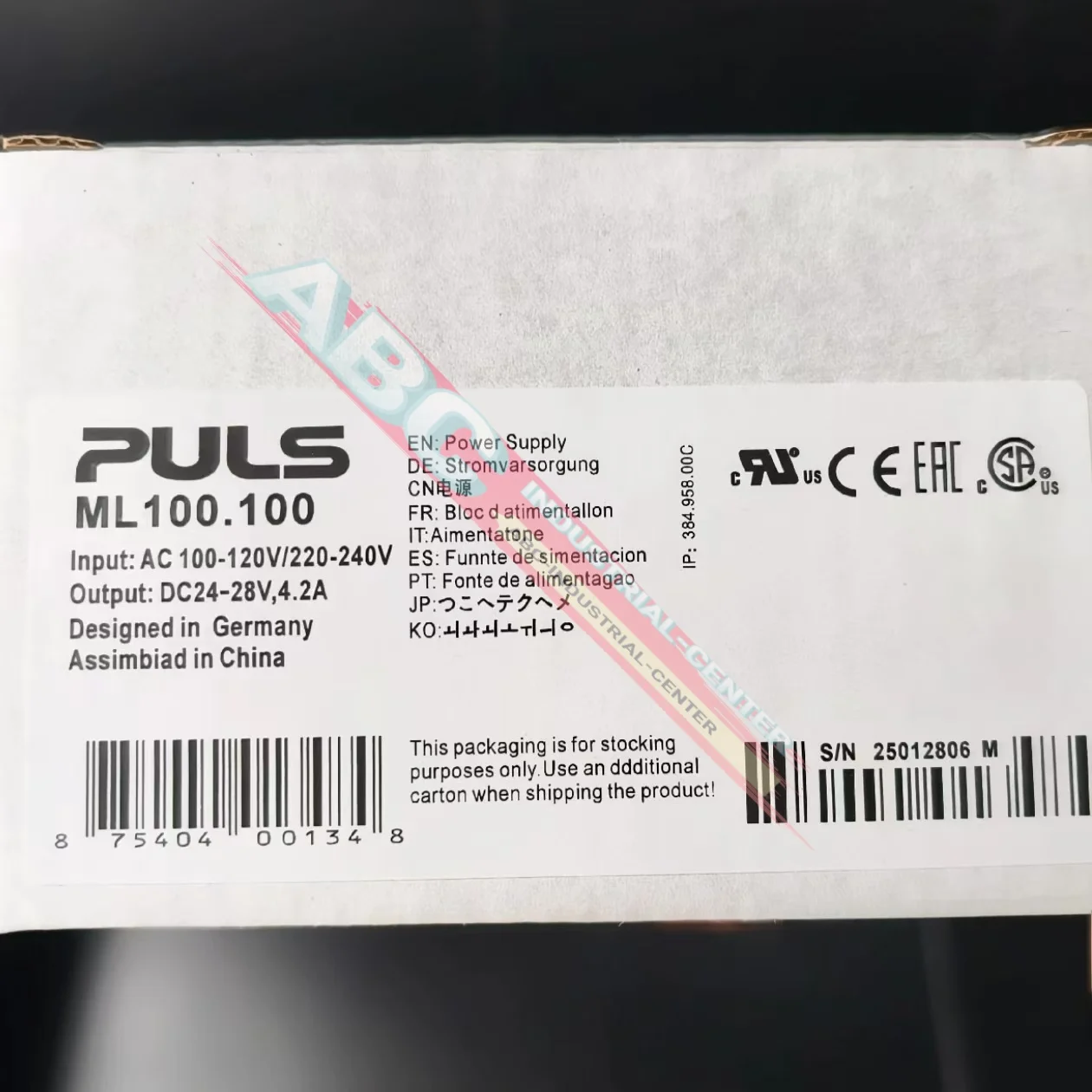 Nuovissimo alimentatore CP10.241 ML100.100 ML100.200