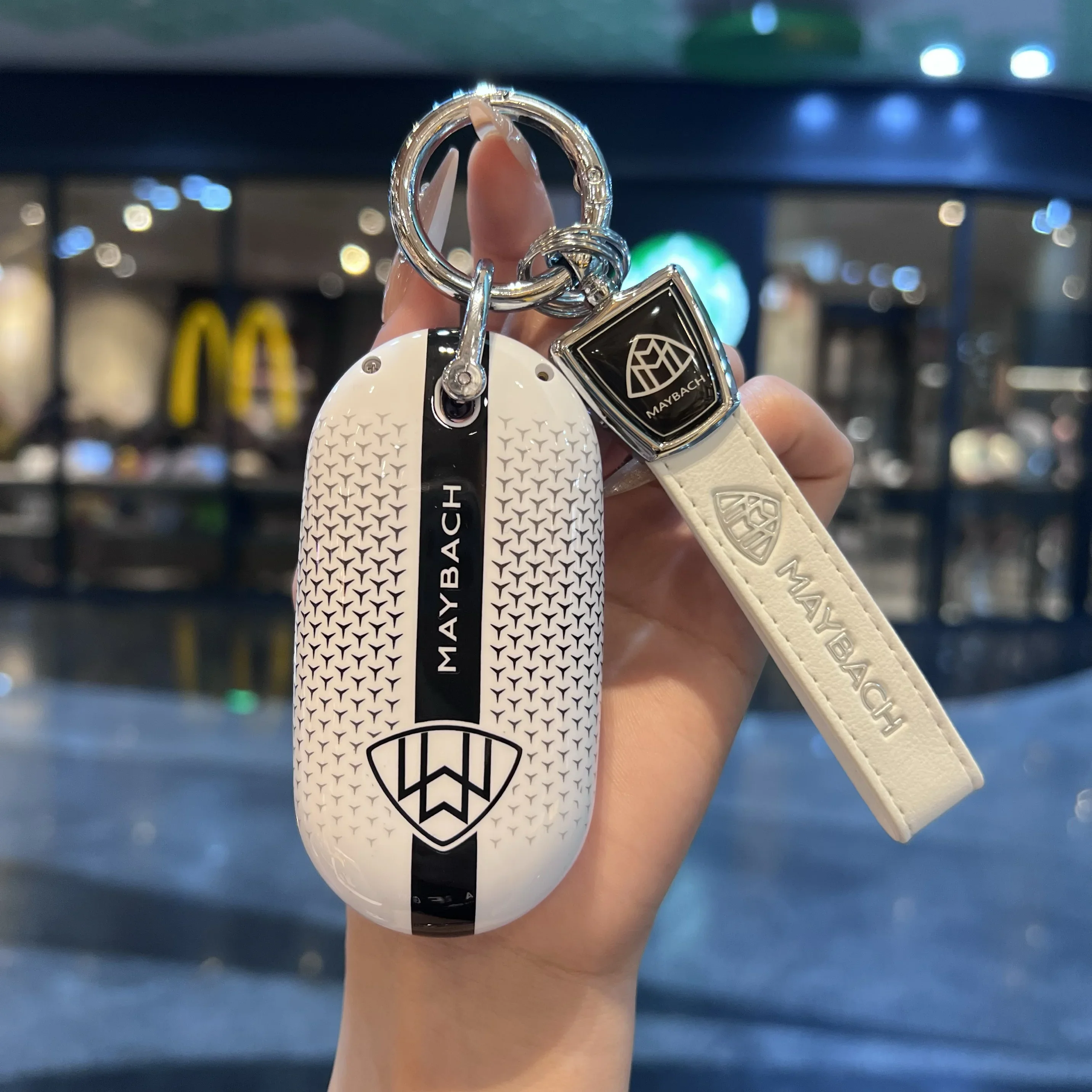 Car Key Case Cover Shell-Mercedes Benz C S Class W223 W206 S260L S350L S400L S450L S500L S480 S580 2020 2021 2022