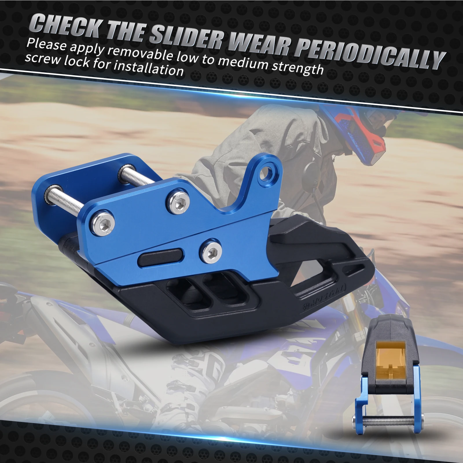 NICECNC Per Yamaha WR250R WR250X WR 250R 250X 2007-2022 2021 2020 2019 Guida Catena Pignone Catena Della Copertura Della Protezione Della Protezione