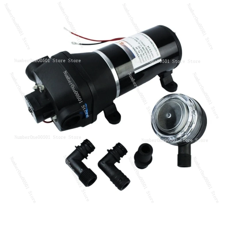 

FL-40 Mini Diaphragm Pump 12V DC Self Priming Water Pump High Flow for RV Yacht Marine Fresh Water Transfer