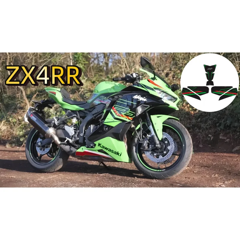

For Kawasaki ZX4RR ZX4R ZX25RR ZX25R ZX-4R ZX-4RR ZX-25R Motorcycle Tank Pad Protector Sticker Decal Side Stickers