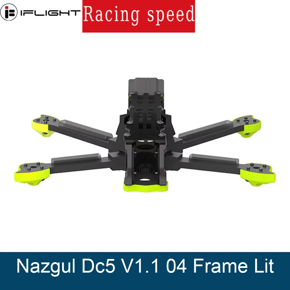

iFlight Nazgul DC5 V1.1 O4 Pro Комплект рамы FPV Колесная база 240 мм с рычагом 5 мм для гоночного дрона RC FPV