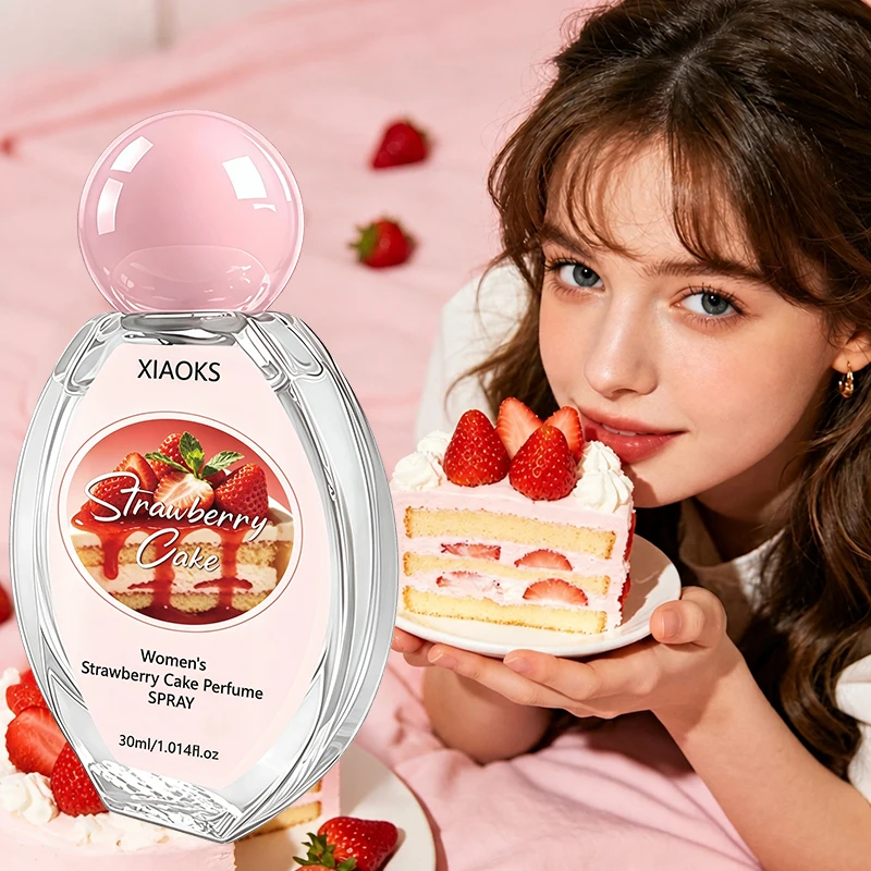 Perfume en Spray para Mujer con Aroma a Pastel de Fresa, con un Aroma Frutal Moderado que No es Intenso, Sensación Natural, Aroma Fresco que Simula el Olor Corporal, Elimina Instantáneamente el Olor del Sudor en las Zonas Íntimas, Fragancia de Larga Durac