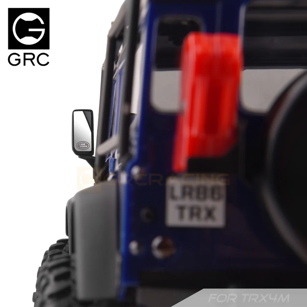 GRC TRX4M Stainless Steel Door Mirror Sheet Specular Reflection for TRX4m Defender Door Mirror Upgrade Option Parts#G178H