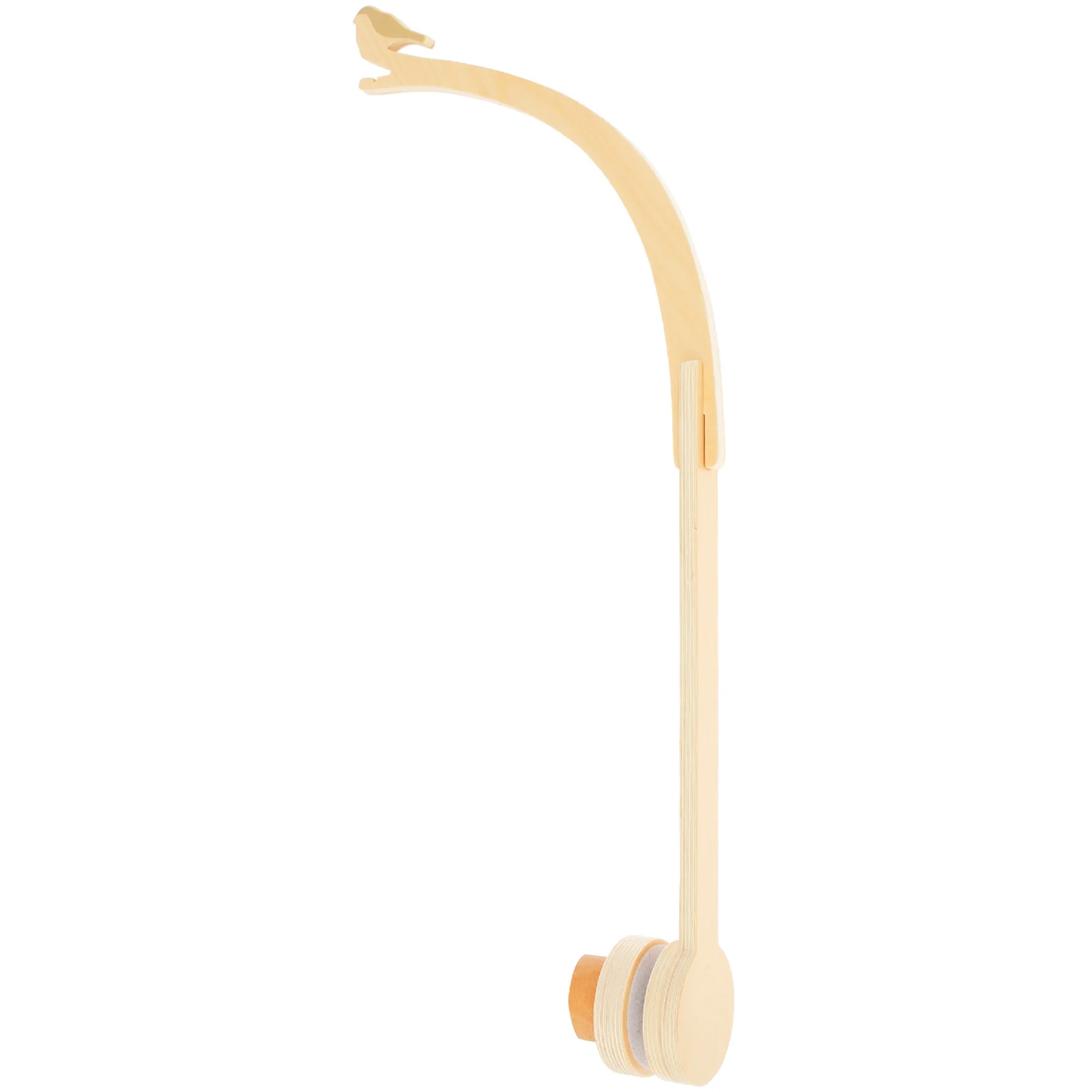 Wooden Crib Mobile Arm Bird Shape Baby Bed Mobile Holder Adjustable Baby Bed Mobile Hanger with Hanging Holes for Home Nursery