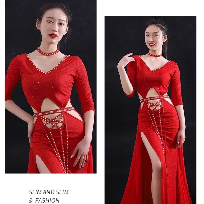 Women's Belly Dance Performance Clothing Belly Dance Competition Clothing Set Women's Oriental Dance Practice Clothing