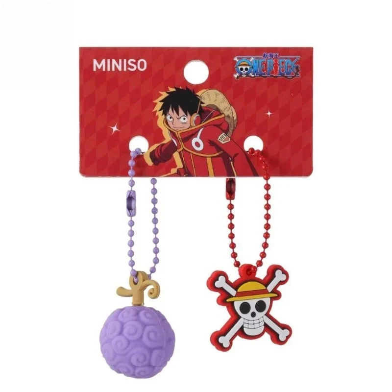 

One Piece Keychain Luffy Chopper Devil Fruit Robin Brook Cartoon Anime Figures Key Pendant Backpack Decorations Toy Friend Gifts