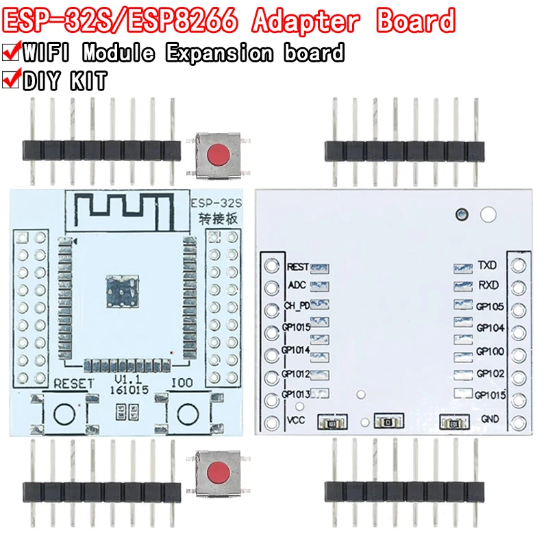 5pcs ESP8266 serial WIFI module adapter plate Applies to ESP-07, ESP-12E,ESP-12F Wireless Board for arduino