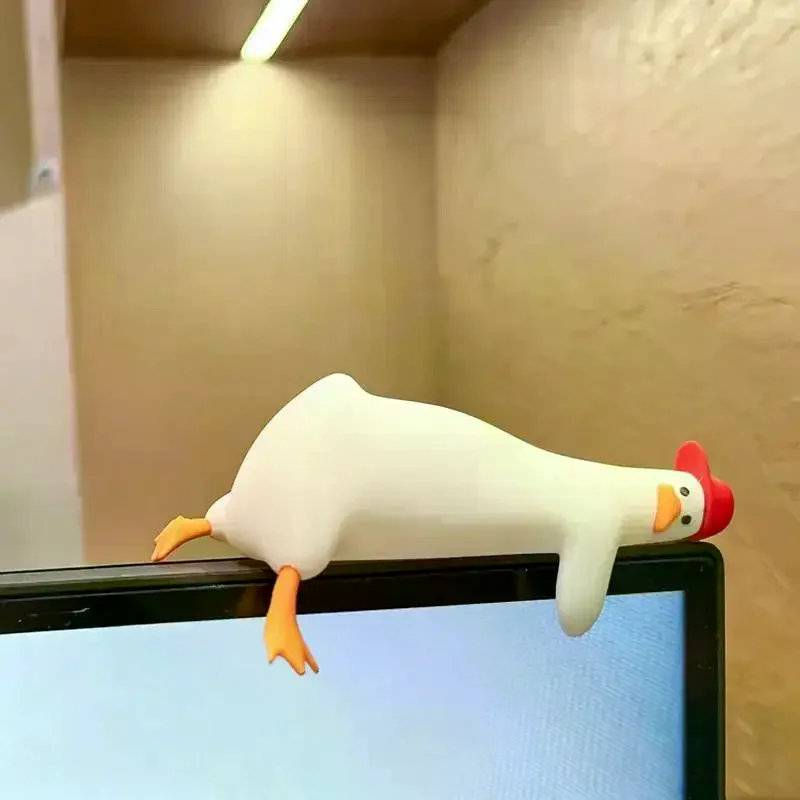 Cute Duck Bookend Book Holder Decorative Bookends For Heavy Books Anti Slip Book Stopper For Home Office Desk