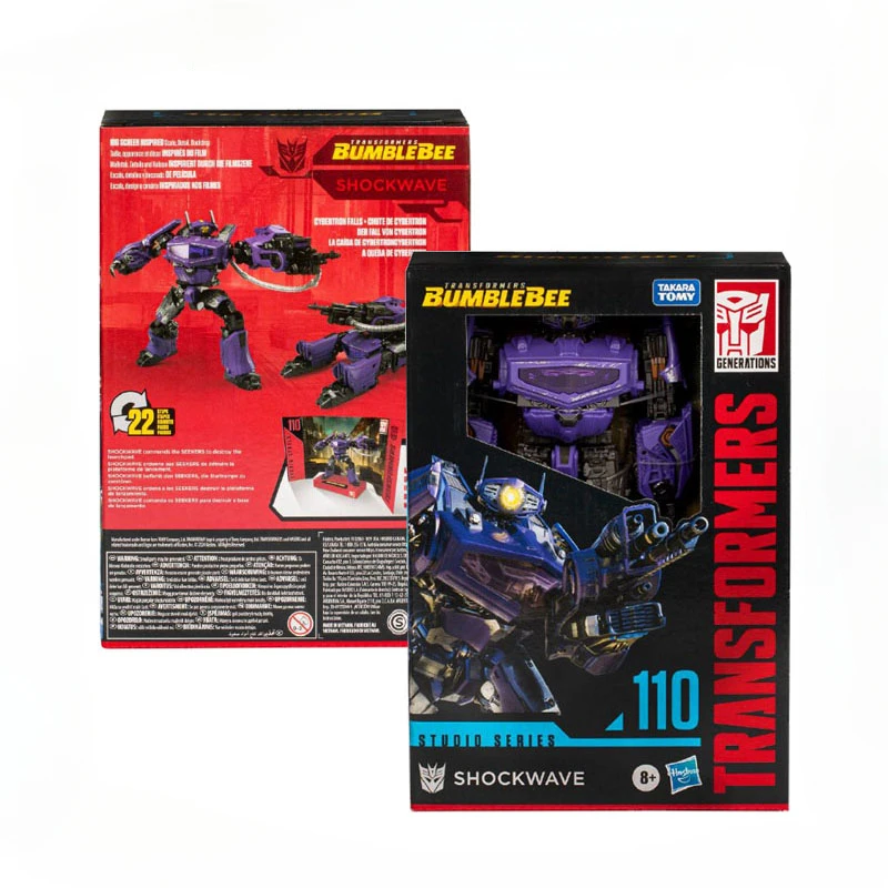 Hasbro oryginalne transformatory film SS110 Shockwave SS111 Sunstreaker Model zabawkowy figurka dla dzieci urodziny prezent na boże narodzenie