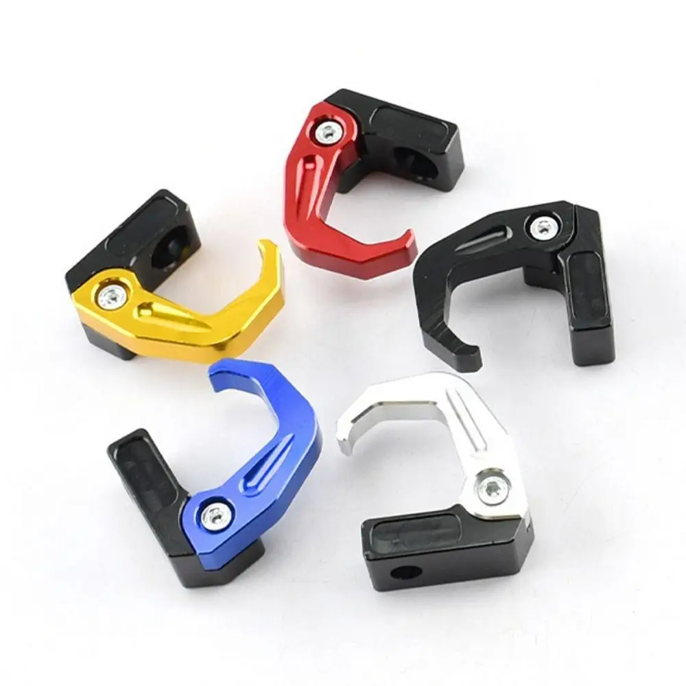 Aluminum Alloy CNC Foldable Hook Universal Mount High Load-bearing Motorcycle Handlebar Hook Helmet Holder Electric Bikes