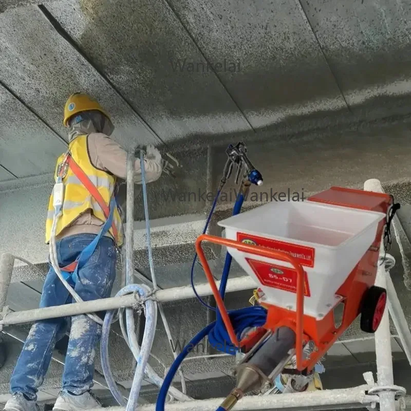 S5-D7 Cement Mortar Automatic Plaster Pneumatic Spray Plaster Machine Shotcrete Machine Concrete