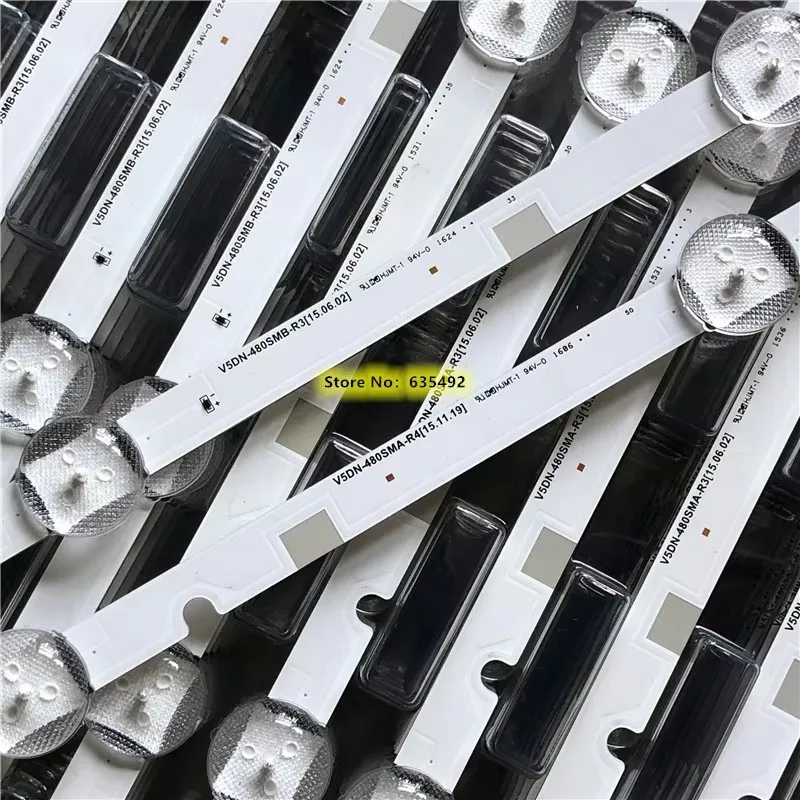 20 مجموعة LED شريط إضاءة خلفي 2015 SVS48 FHD FCOM L4 \ R4 V5DN-480SMA-R4 V5DN-480SMB-R3 UE48J5200 UE48J5202 UE48J5250 HG48AE570SJ #5
