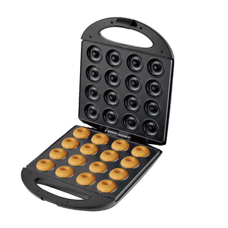 Large‑size 16‑hole Donut Maker, Breakfast Cake Machine, Round Pancake Baker, Nut & Cookie Making Machine