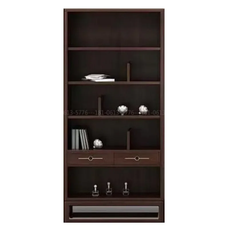 Ugyen Wooden Bookcase Tea Room Club Boss Office File Cabinet Wine Cabinet Locker Furniture