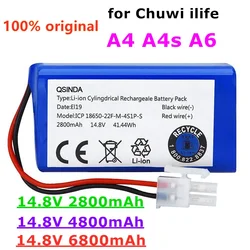 2022 New original Rechargeable ILIFE Battery 14.8V 6800mAh robotic vacuum cleaner accessories parts for Chuwi ilife A4 A4s A6