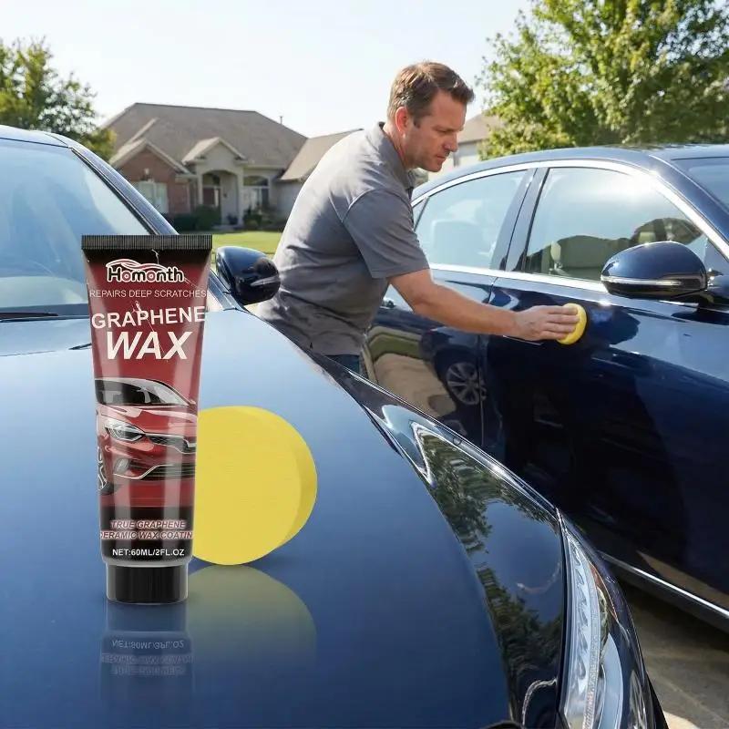 Quick Fix Car Paint  Remover 60g Graphene Wax Compound for Daily Auto Detailing and Restoration