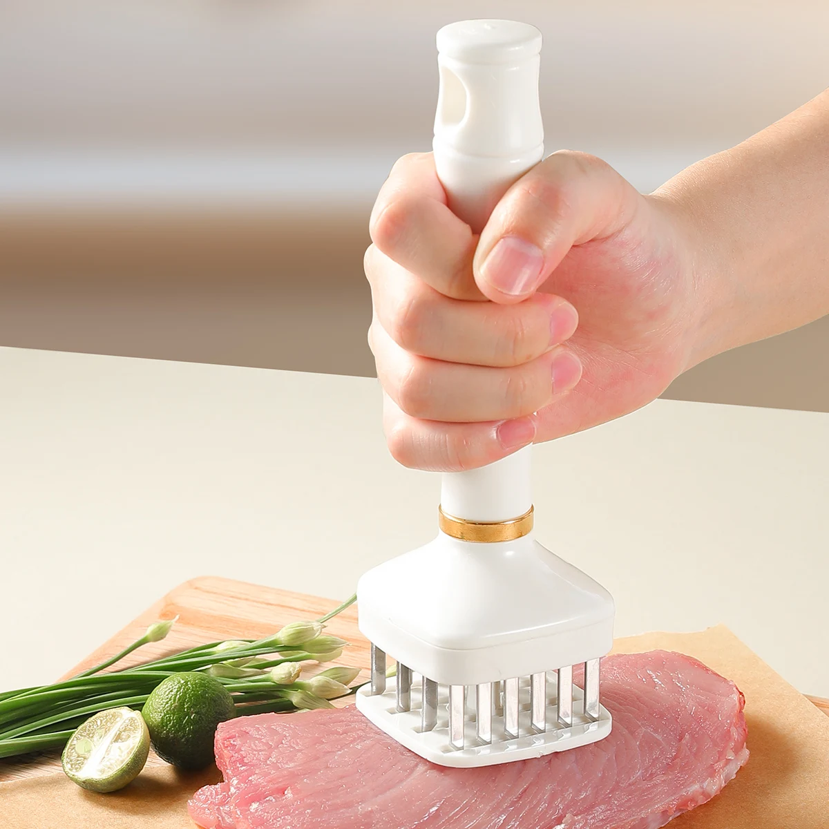 Household Steak Pork Chop Quick Loosening Needle Practical Stainless Steel Tenderizer Tenderizer Meat Hammer Meat Hammer