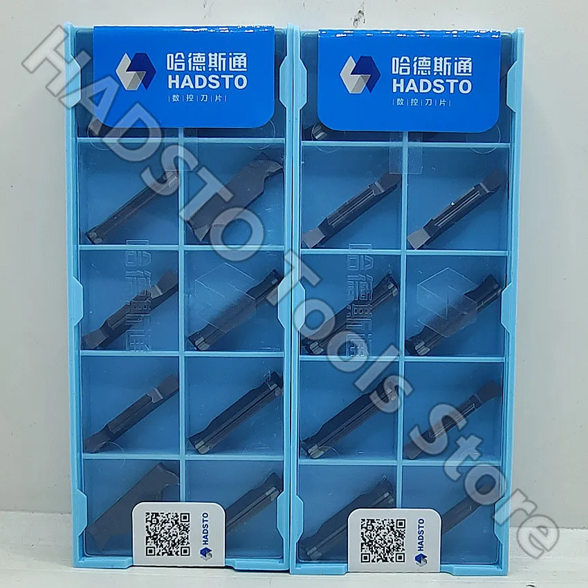 

100pcs MGMN300 HS7125 MGMN300 3.0mm HADSTO CNC carbide inserts Cut off Slotting inserts For Steel, Stainless steel, Cast iron