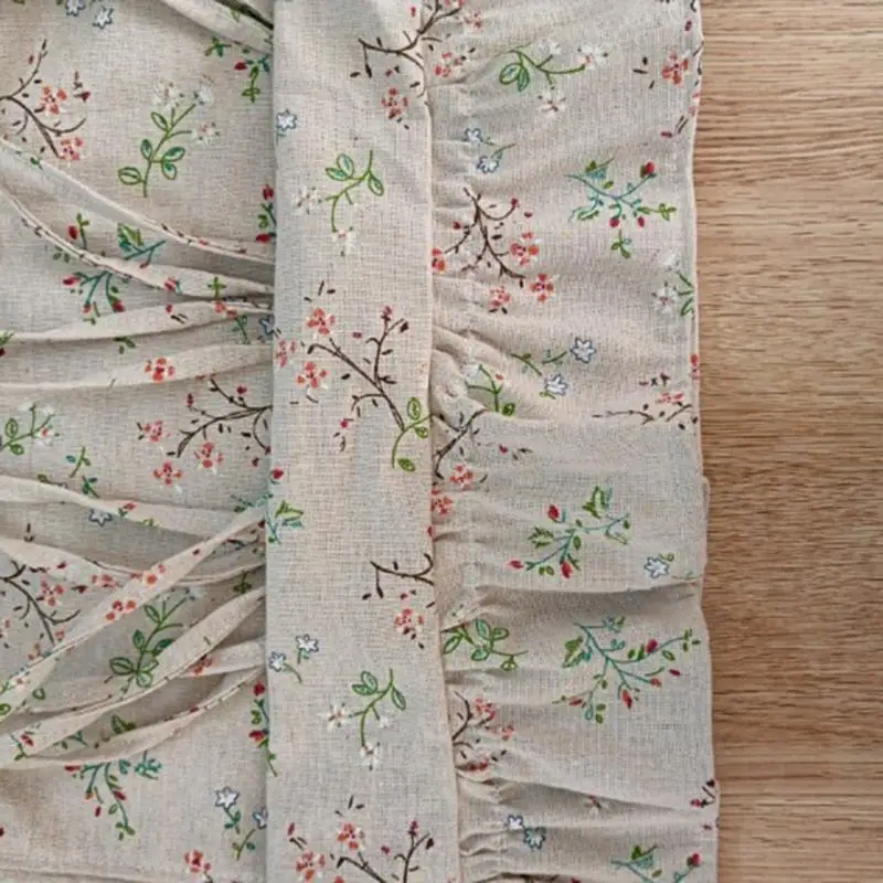 L43A Decorative Cotton Mix Kitchen Screen Cover For Equipment And Washing Unit