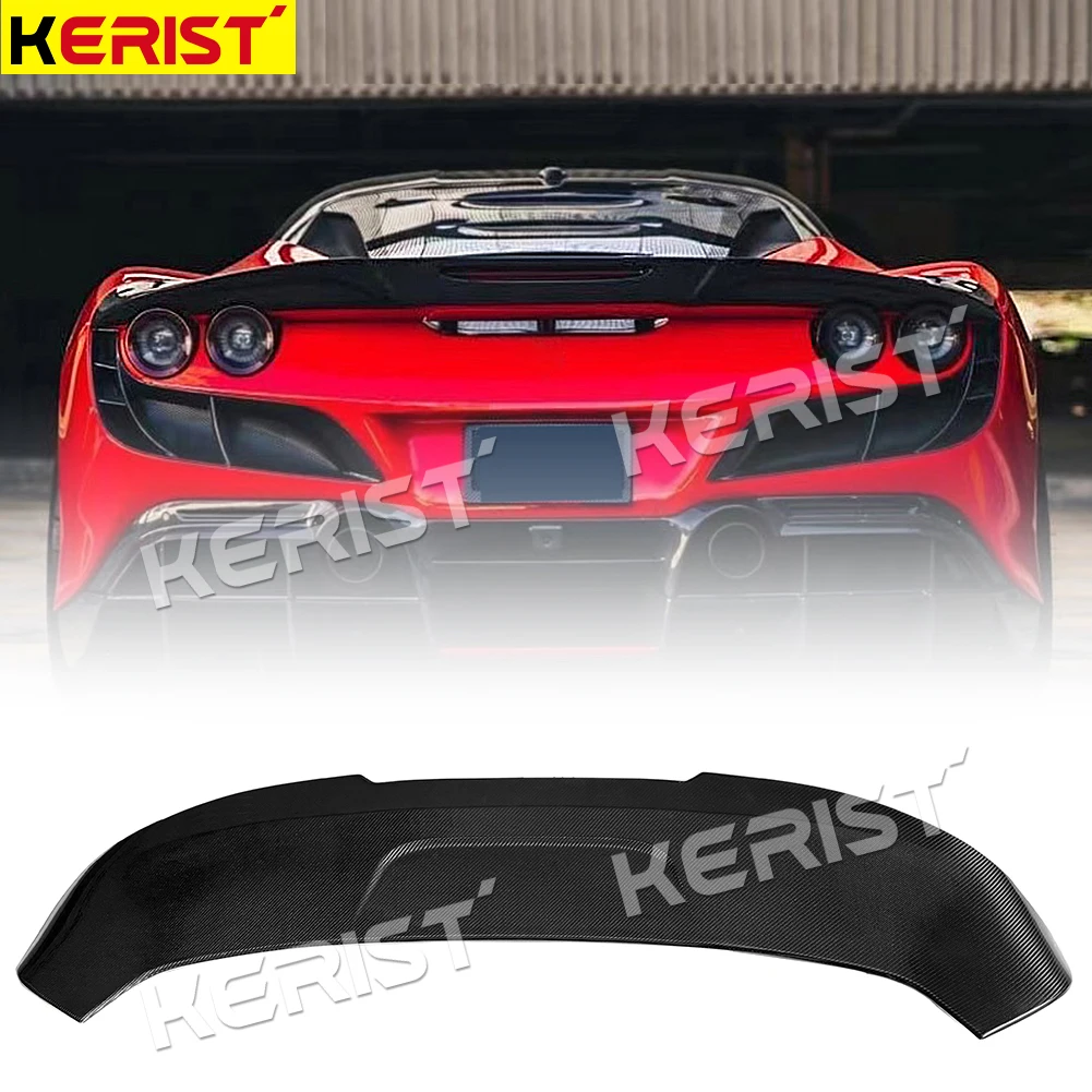 

Спойлер из углеродного волокна, задний спойлер на крыло багажника для Ferrari F8 2019-2020