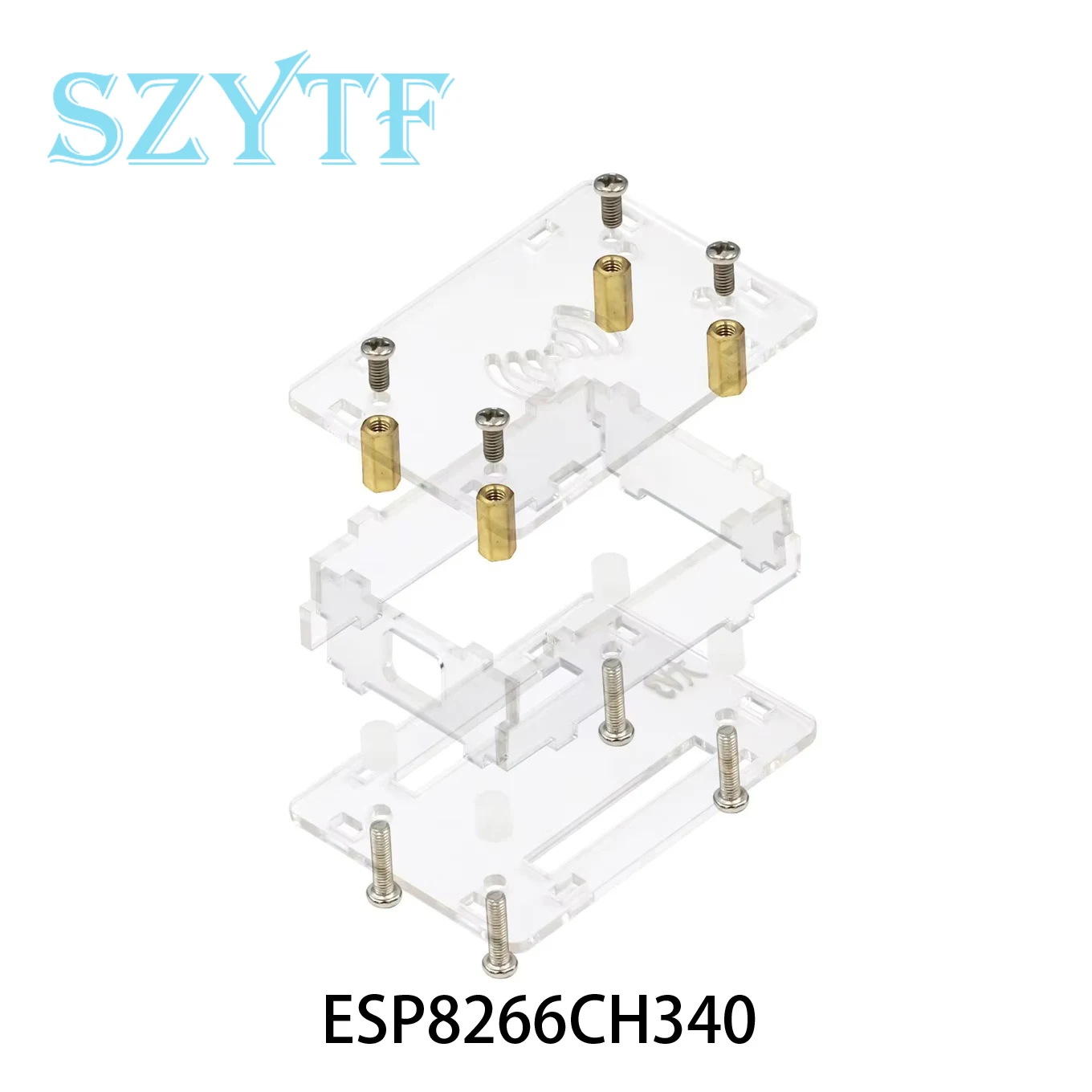 NodeMcu Lua 2102 340G ESP-32 Iot Development Board Transparent Acrylic Protective Shell