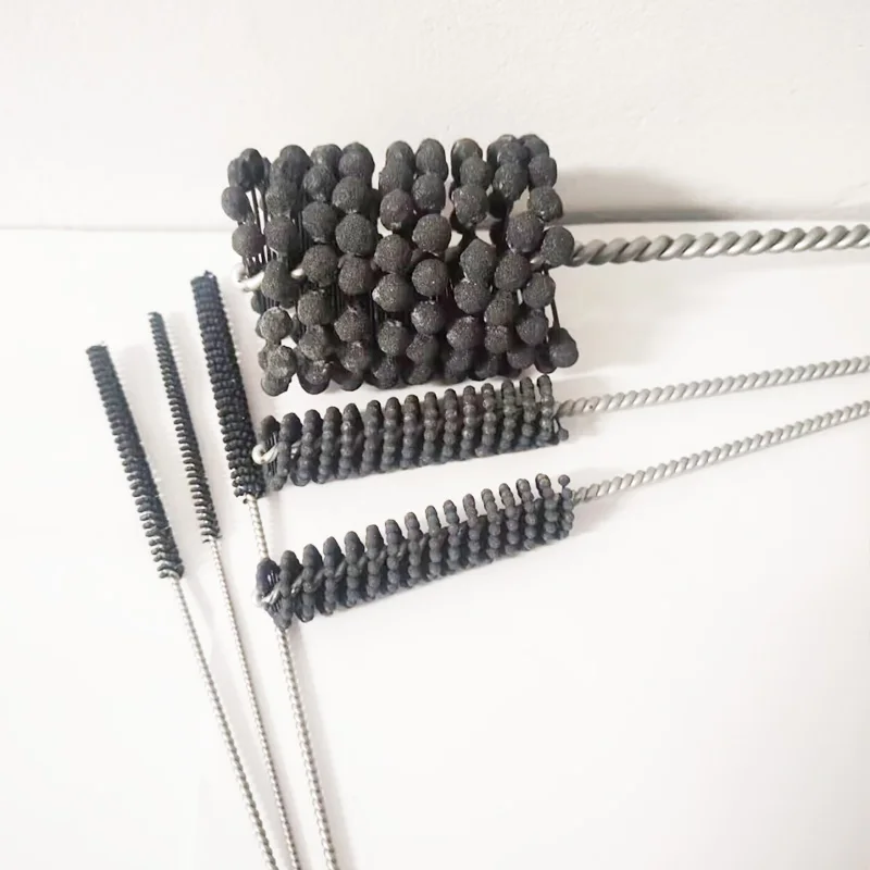 Φ3.5-55mm Grit 500 Flexible Cylinder Honing Abrasive Ball Polishing Brushes for Steel Stainless Steel Cast Iron Deburring