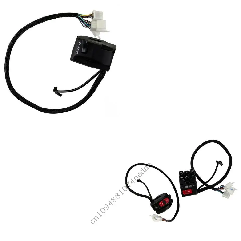 

Ergonomic Motorcycle Handlebar Control Assembly Universal Fit For Bike Electrical Upgrades