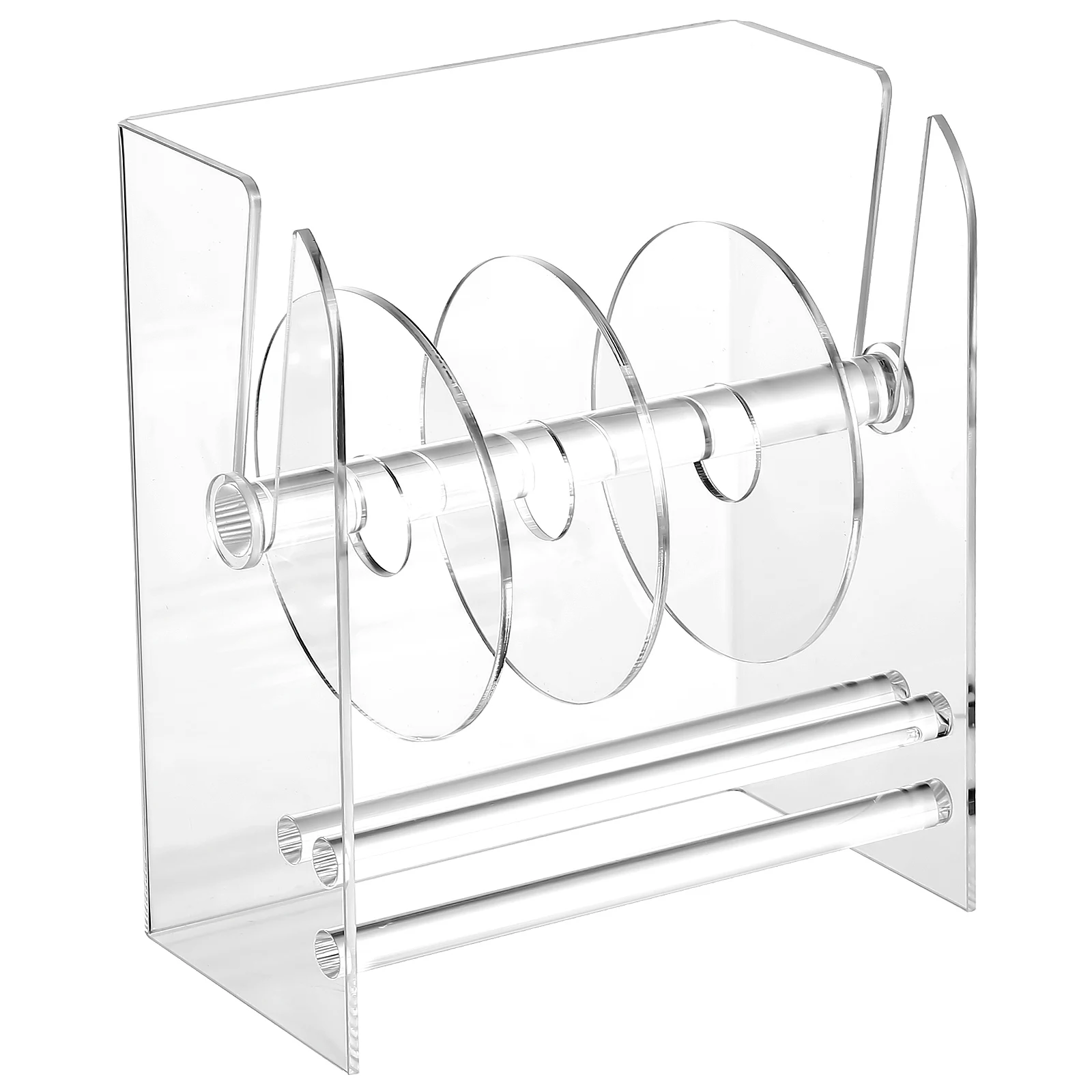 

Sticker Dispenser Adjustable Label Dispenser For Office Home Clear Acrylic Sticker Roll Holder Organizer Manual Label Applicator