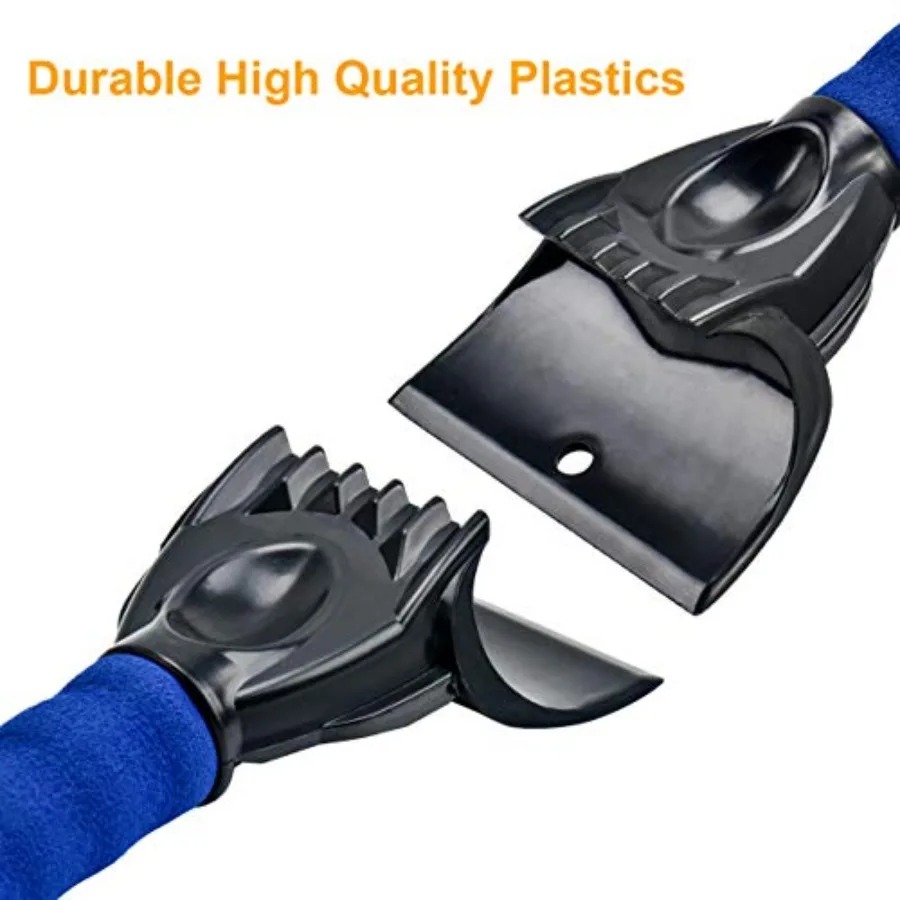 مكشطة ثلج متينة للسيارات والشاحنات الصغيرة، تصميم غير قابل للتدمير لإزالة الصقيع والثلج الفعال من الزجاج الأمامي في Har