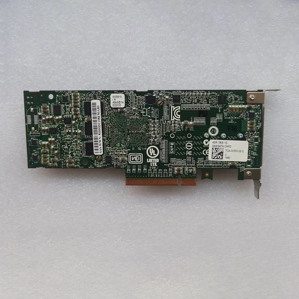 For Adaptec ASR-7805 SAS/SATA Disk array expansion card 12GB/S 1G cache PCIE*8 ASR7805