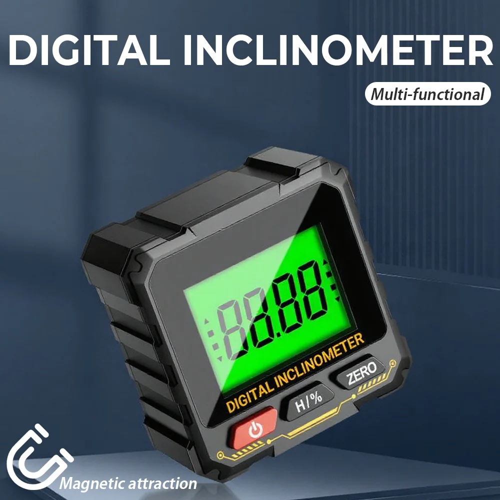 

RN01 Smart Digital Protractor Mini Angle Gauge 360 Degree Inclinometer Angle/level/slope Four-sided Strong Magnetic Tester Tools