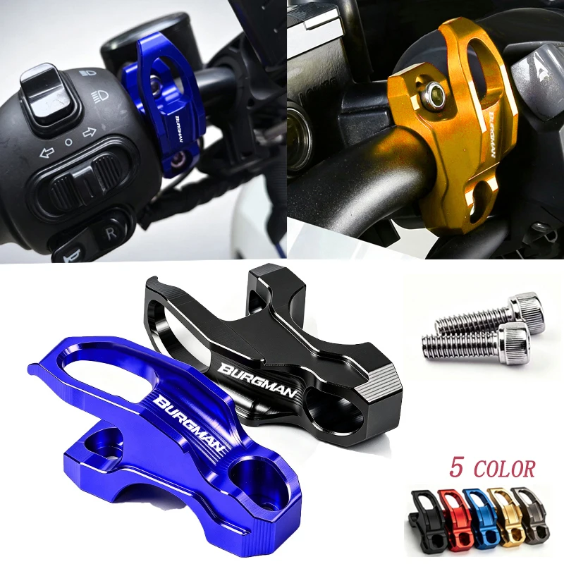 For Suzuki BURGMAN AN200 AN250 AN400 AN650 Burgman AN 125 250 400 CNC Aluminum Motorcycle Accessories Helmet Luggage Hooks