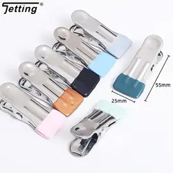 5Pcs DIY Leather Craft Metal Assistant Suture Clamp Handwork Fixing Leather Tool