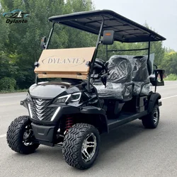 Luxury 2 4 6 8 Seat Street Legal Golf Cart For Off-Road Hunting Use 48V & 60V Lithium Battery And Solar Panel Power Generation