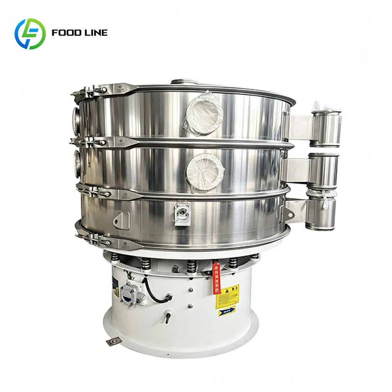 Food Sifter Vibrating Sieve Vibro Sifter for Maize Flour Rice Flour Soybean Flour and Starch Customized