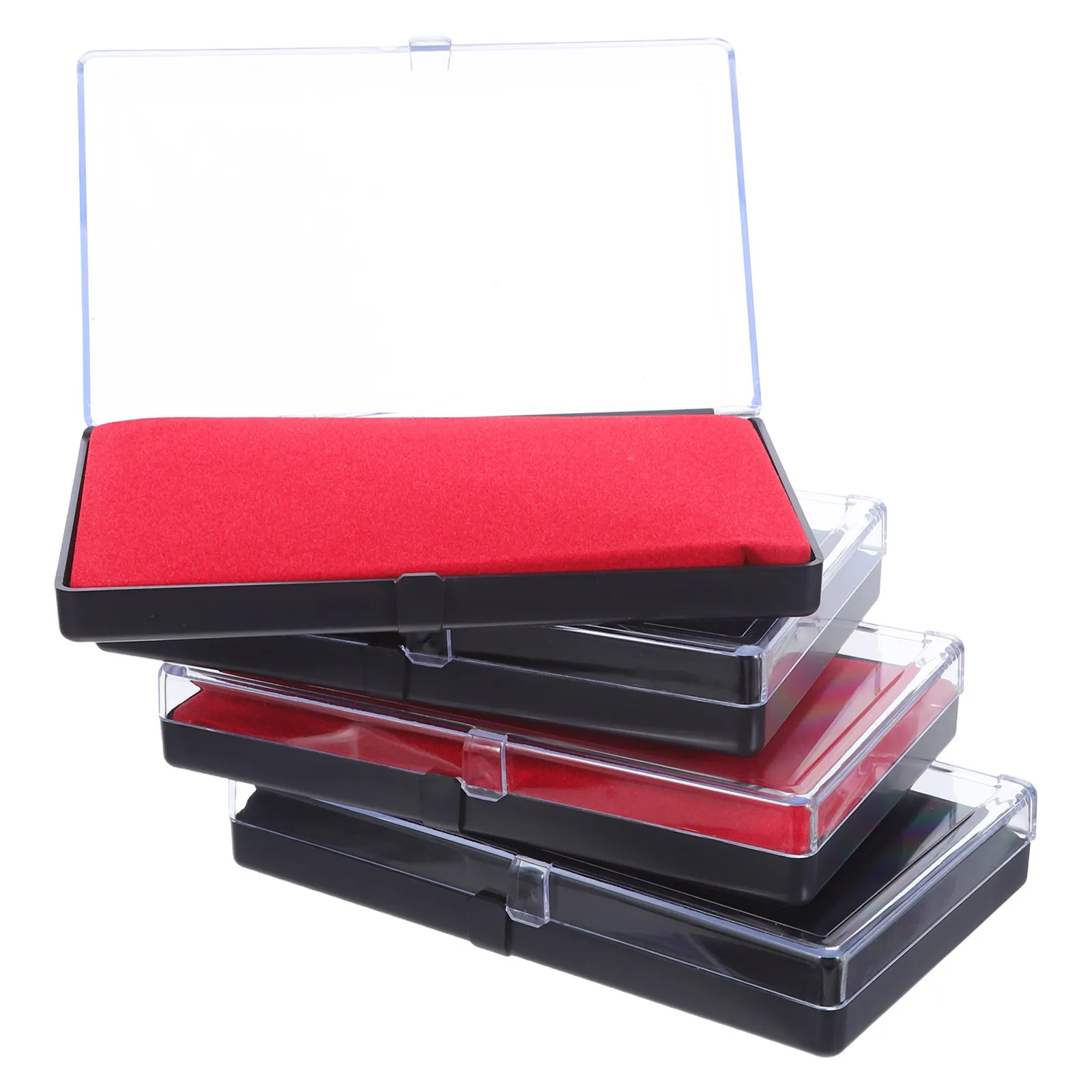 

4Pcs Decorative Badge Holder Display Case Medal Presentation Box Tabletop Organizer for Sport Medals Challenge Coins Student