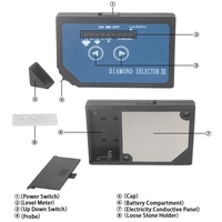 Diamond Tester High Accuracy Diamond Tester Pen Jewelry Diamond Tester Professional Diamond Selector Diamond Tester Kit-FS