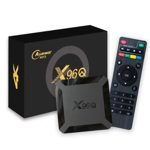 Best X96Q Smart TV Box Android 10.0 Allwinner H313 1GB/8GB 2GB/16GB Media Player Set Top Box PK MXQ PRO 5G Q1 Q2 Q5 X98 Plus