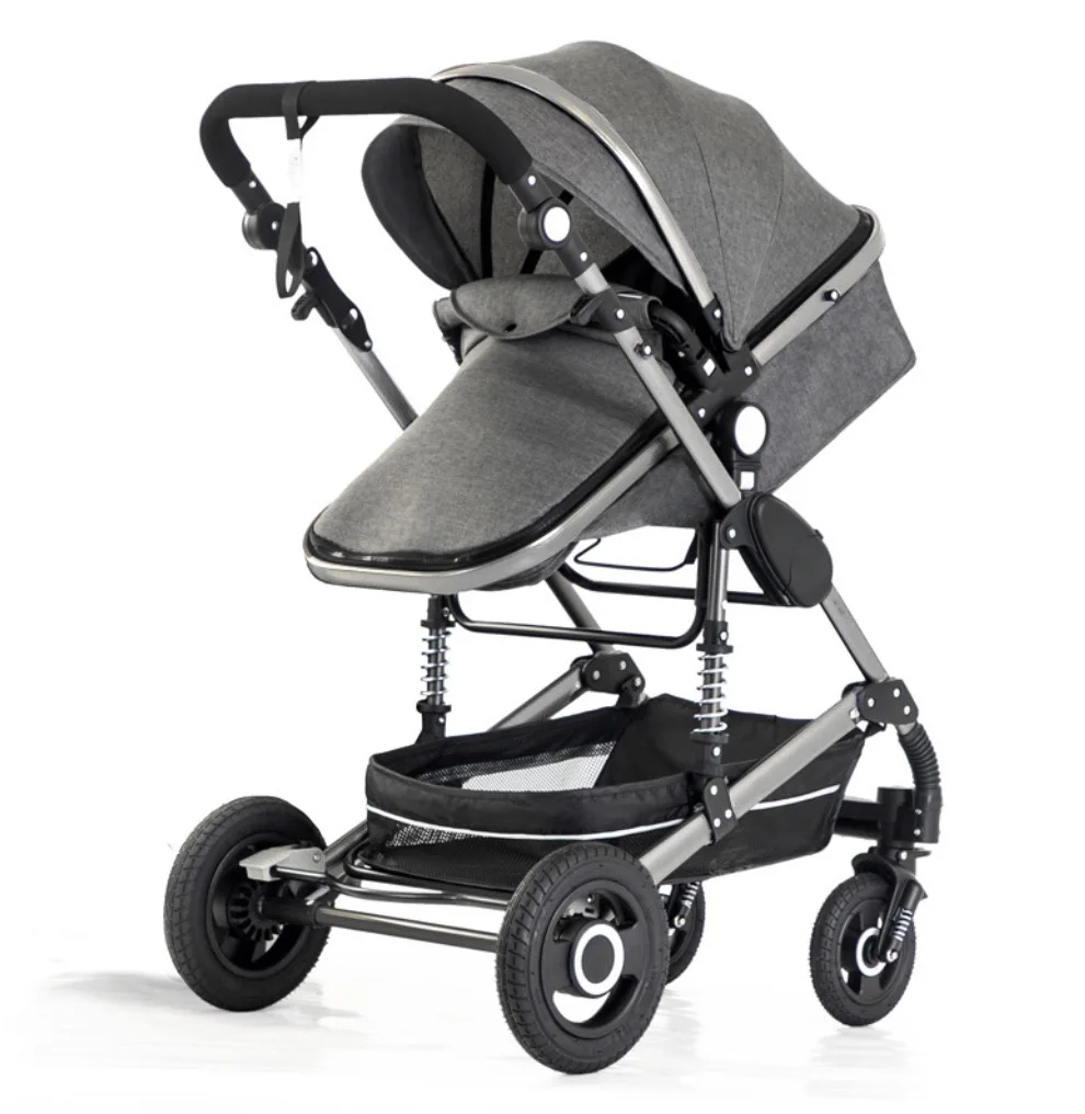 2025 baby stroller 2 in 1, baby carriage,travel Pushchair, portable two way Newborn pram,High Landscape,Folding stroller NEW