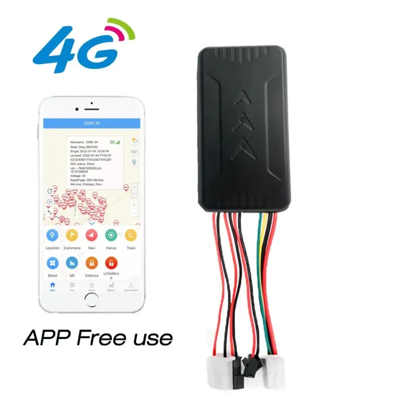 GT06 4G Car GPS Tracker Global GPS Real-time Locator Car Positioning Tracker Car Anti-theft