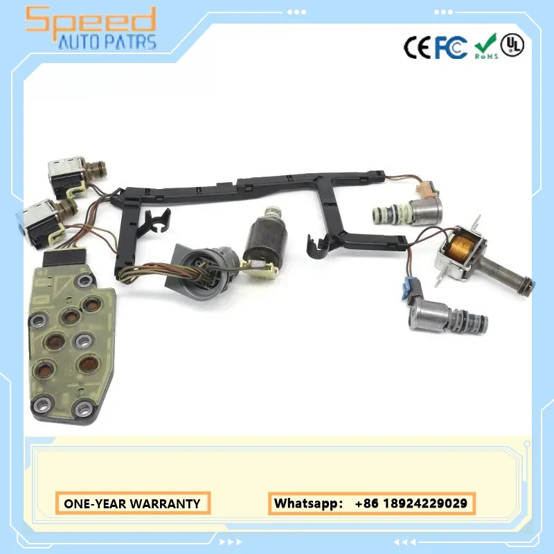 4L60E Tested Transmission Control Valve Solenoids +Wire for 93-05 EPC for GM Chevrolet GMC Saab 93-95