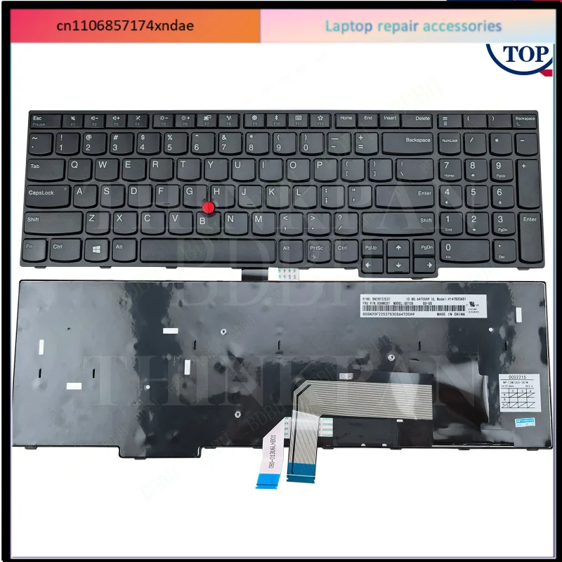 US Keyboard for For For Lenovo IBM For For Thinkpad E575 E570 E570C 01AX160 01AX200 01AX120