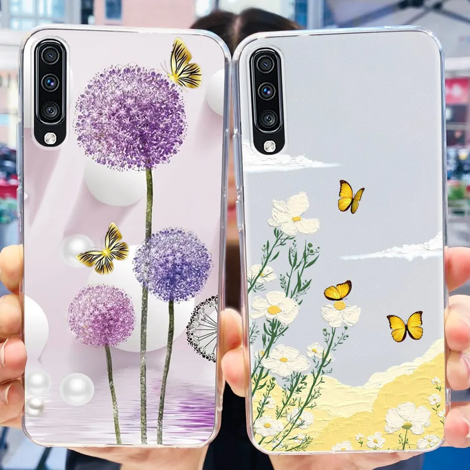 For Samsung Galaxy A50 50S A30S Phone Case Cute Painted Soft Silicone TPU Back Cover For Samsung A50 A 50S A30S Cases Fundas