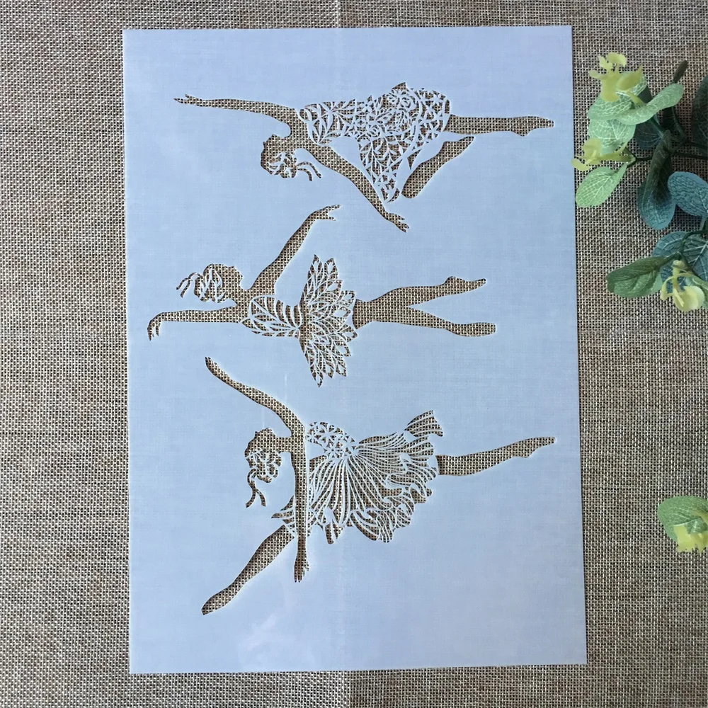 A4 Big Feather DIY Layering Stencils