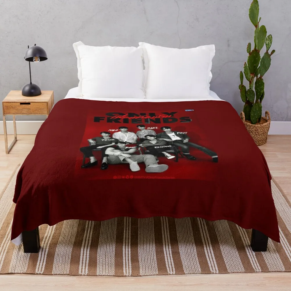 

Only Friends BL drama Thai Throw Blanket Long Lasting Soft Plush Blanket for Daily Use